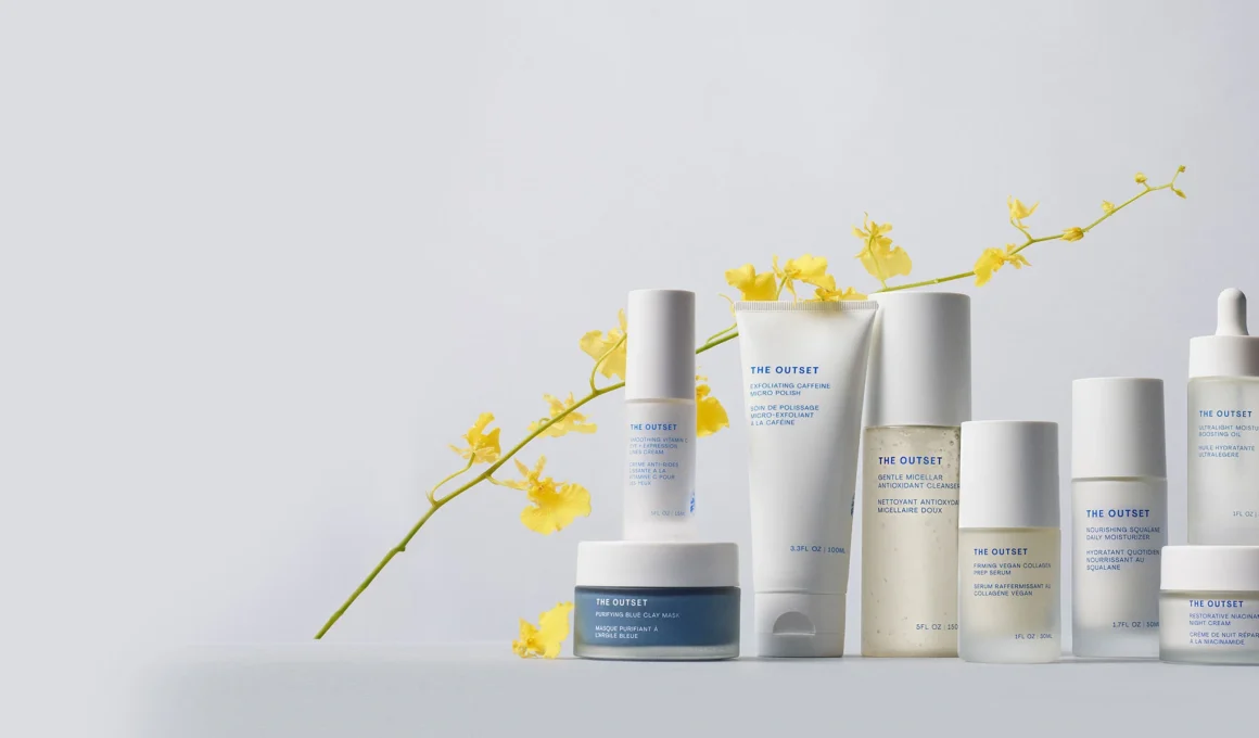 Productos cosméticos de la marca The Outset